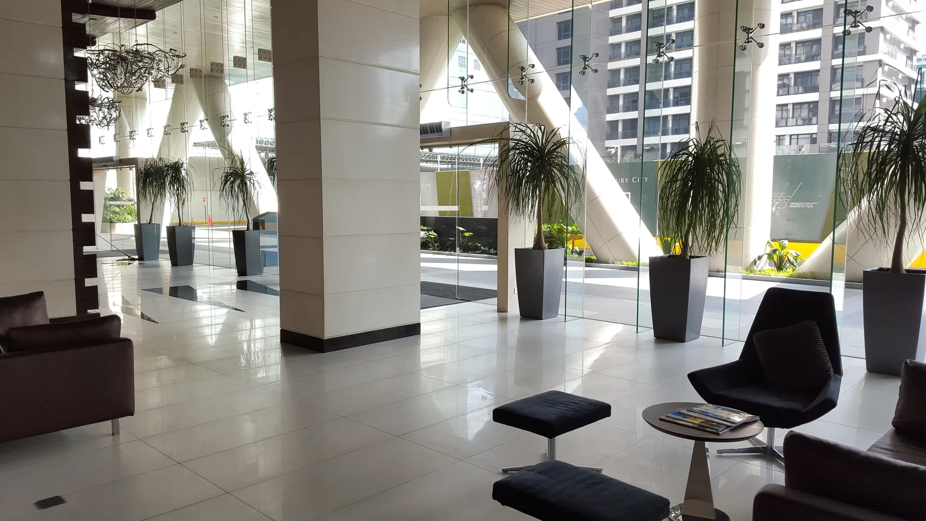 Common lounge inside Centuria Medical Makati