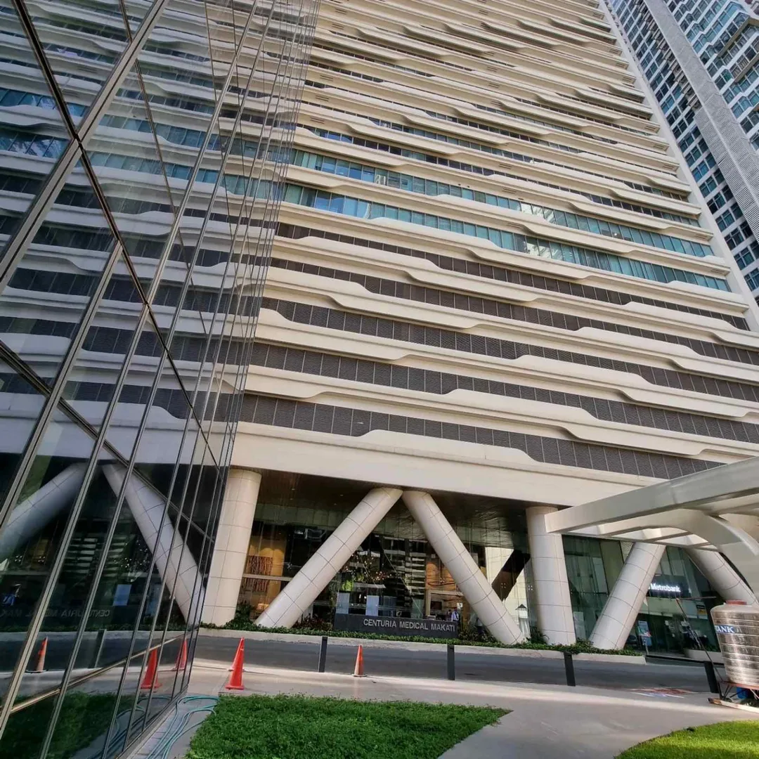 Centuria Medical Makati, seen from street level