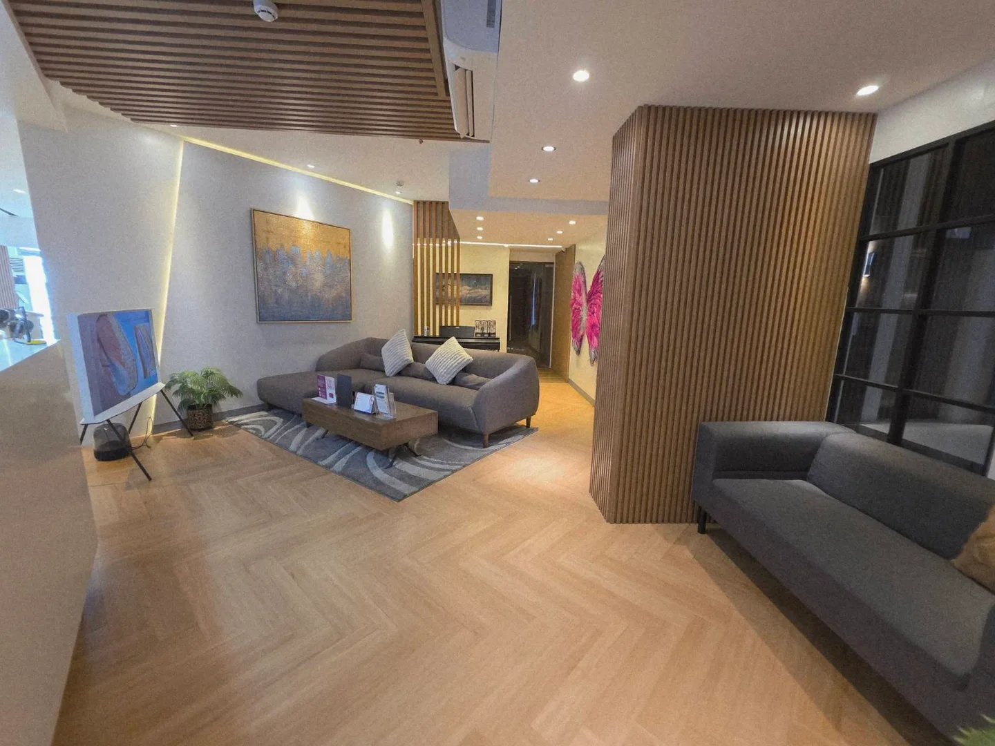 Seating area at NEU Advanced Aesthetics Center